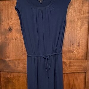 Casual Navy Blue Dress
